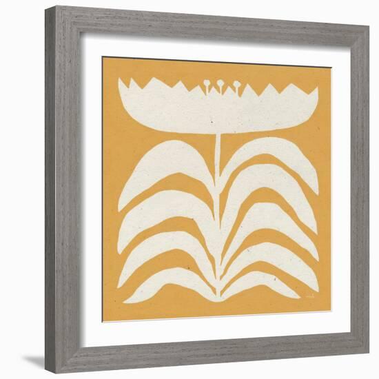 Delighted II Yellow-Moira Hershey-Framed Art Print