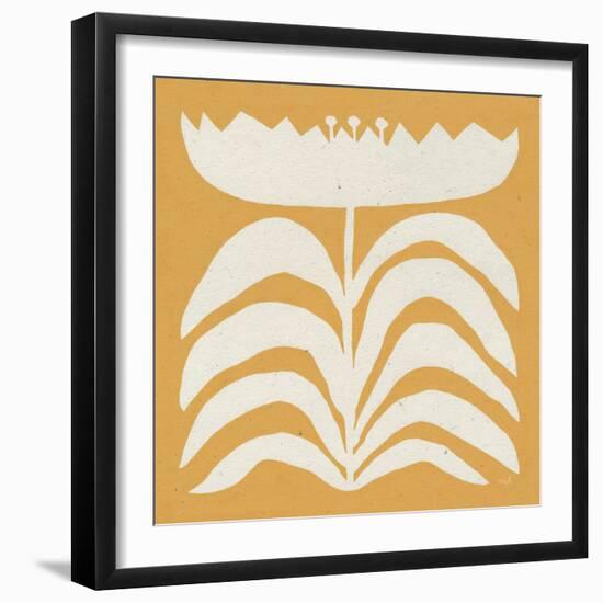 Delighted II Yellow-Moira Hershey-Framed Art Print