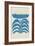 Delighted III Blue Vertical-Moira Hershey-Framed Art Print