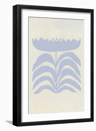 Delighted III Lavender Vertical-Moira Hershey-Framed Art Print