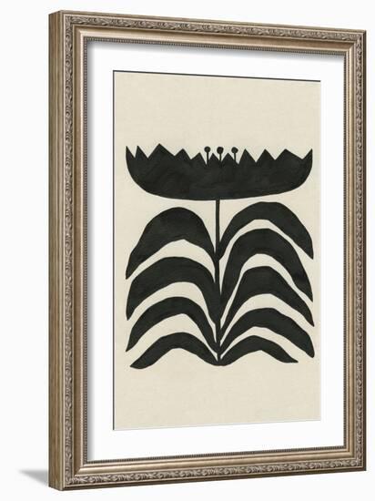 Delighted III Vertical-Moira Hershey-Framed Art Print