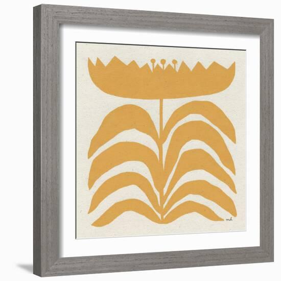 Delighted III Yellow-Moira Hershey-Framed Art Print