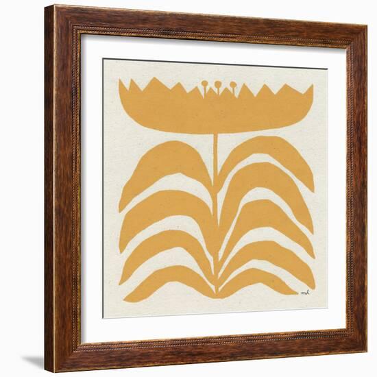 Delighted III Yellow-Moira Hershey-Framed Art Print