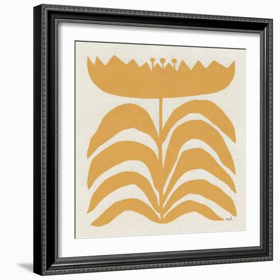 Delighted III Yellow-Moira Hershey-Framed Art Print