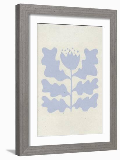 Delighted IV Lavender Vertical-Moira Hershey-Framed Art Print