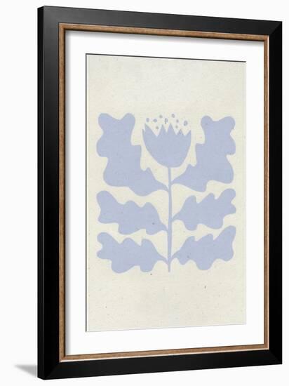 Delighted IV Lavender Vertical-Moira Hershey-Framed Art Print