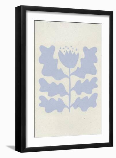 Delighted IV Lavender Vertical-Moira Hershey-Framed Art Print