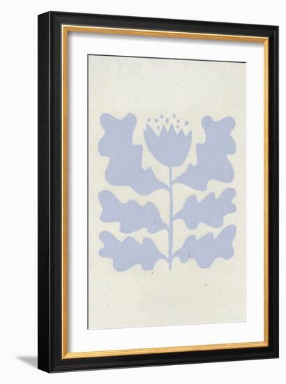 Delighted IV Lavender Vertical-Moira Hershey-Framed Art Print