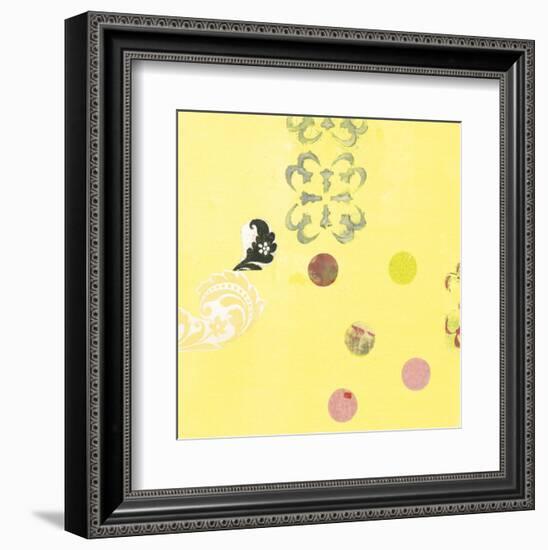 Delightful in Creamery Yellow II-Yafa-Framed Art Print