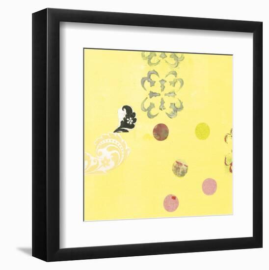 Delightful in Creamery Yellow II-Yafa-Framed Art Print