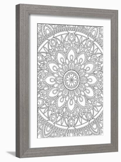 Delightful Mandala-Hello Angel-Framed Giclee Print