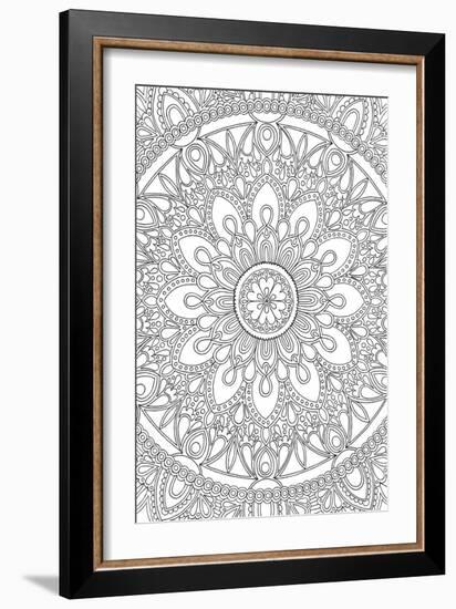 Delightful Mandala-Hello Angel-Framed Giclee Print