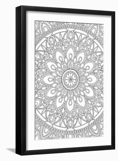 Delightful Mandala-Hello Angel-Framed Giclee Print