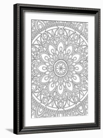 Delightful Mandala-Hello Angel-Framed Giclee Print