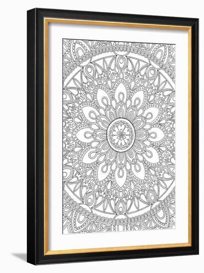 Delightful Mandala-Hello Angel-Framed Giclee Print