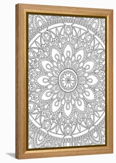 Delightful Mandala-Hello Angel-Framed Premier Image Canvas