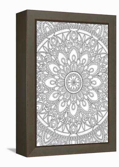 Delightful Mandala-Hello Angel-Framed Premier Image Canvas