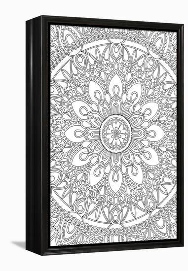 Delightful Mandala-Hello Angel-Framed Premier Image Canvas