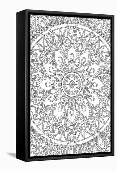 Delightful Mandala-Hello Angel-Framed Premier Image Canvas