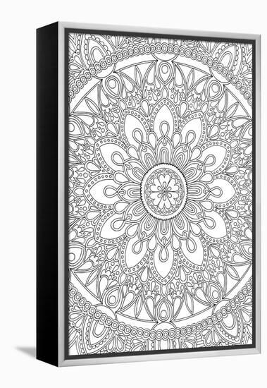 Delightful Mandala-Hello Angel-Framed Premier Image Canvas