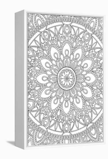 Delightful Mandala-Hello Angel-Framed Premier Image Canvas