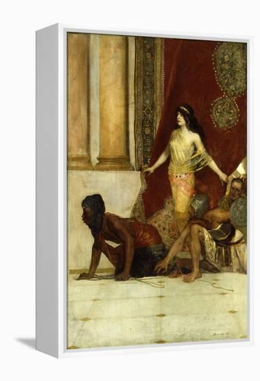 Delilah and the Philistines-Jean Joseph Benjamin Constant-Framed Premier Image Canvas