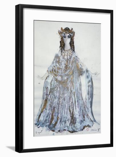 Delilah, Sketch of Costume for Samson and Delilah Opera-Charles Claude Pyne-Framed Giclee Print