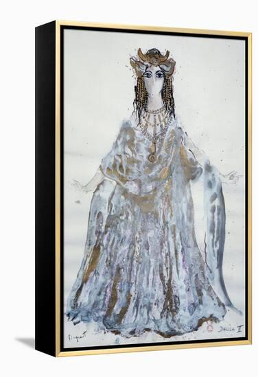 Delilah, Sketch of Costume for Samson and Delilah Opera-Charles Claude Pyne-Framed Premier Image Canvas