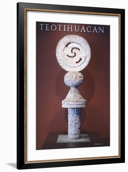 Delimit Signal from the Field of Pelota, Artifact Originating from Teotihuacan-null-Framed Giclee Print