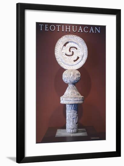 Delimit Signal from the Field of Pelota, Artifact Originating from Teotihuacan-null-Framed Giclee Print
