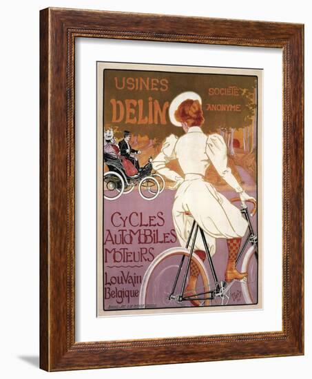 Delin Cycles Automobiles Moteurs, 1898-Georges Gaudy-Framed Giclee Print