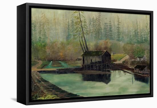 Delin Sawmill-Frederick Thomas Taylor-Framed Premier Image Canvas