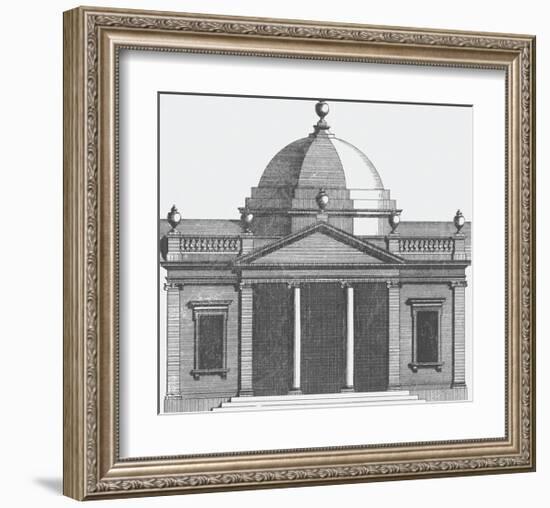 Delineation - Pavillion at Stow-School of Padua-Framed Giclee Print