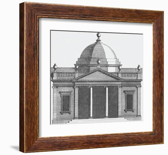 Delineation - Pavillion at Stow-School of Padua-Framed Giclee Print