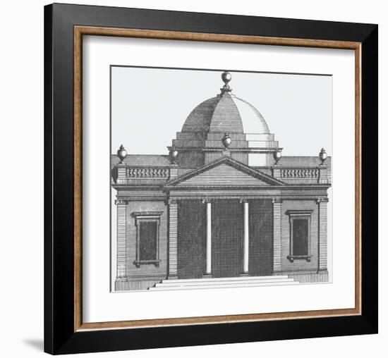 Delineation - Pavillion at Stow-School of Padua-Framed Giclee Print