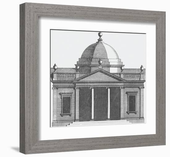 Delineation - Pavillion at Stow-School of Padua-Framed Giclee Print