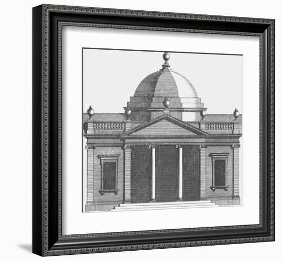 Delineation - Pavillion at Stow-School of Padua-Framed Giclee Print