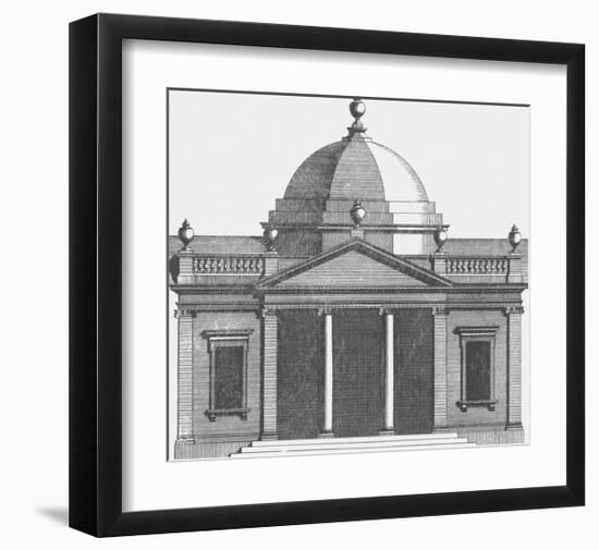 Delineation - Pavillion at Stow-School of Padua-Framed Giclee Print