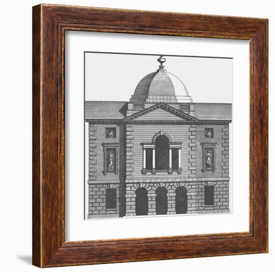 Delineation - Rustic Arcade, Down Hall-School of Padua-Framed Giclee Print