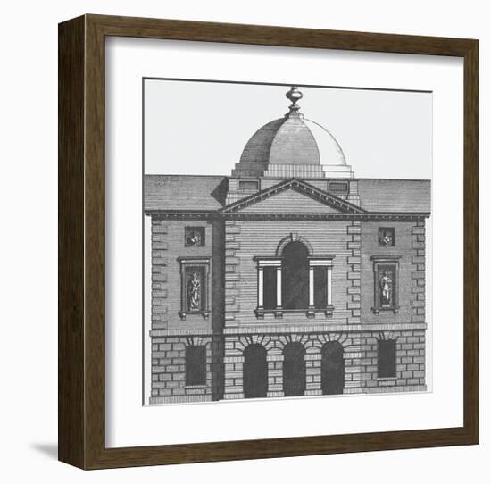 Delineation - Rustic Arcade, Down Hall-School of Padua-Framed Giclee Print