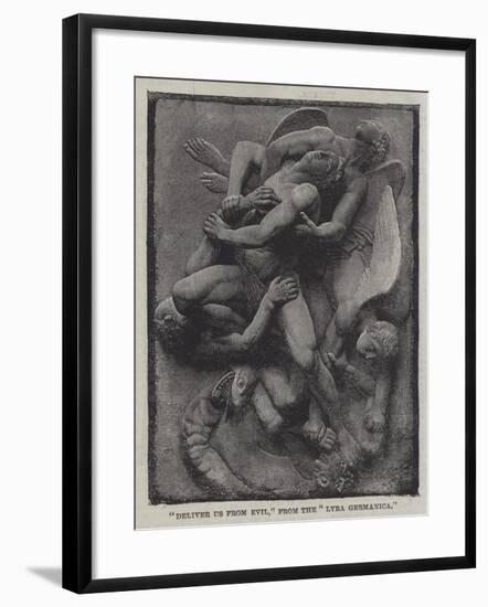 Deliver Us from Evil, from the Lyra Germanica-null-Framed Giclee Print