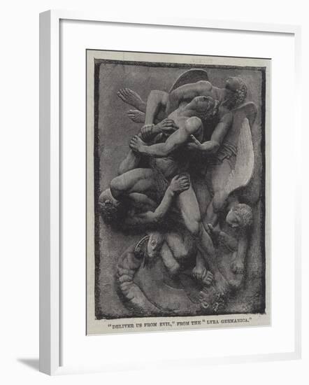 Deliver Us from Evil, from the Lyra Germanica-null-Framed Giclee Print