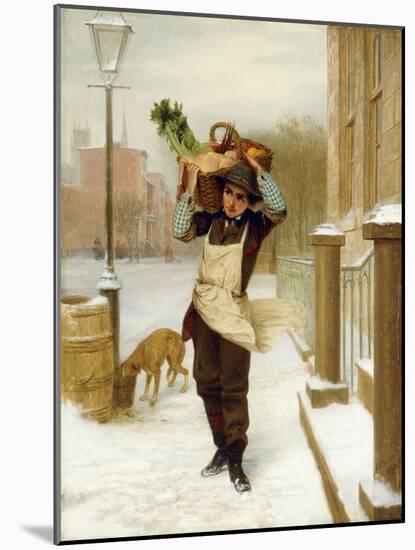 Delivery Boy, 1863-John George Brown-Mounted Giclee Print
