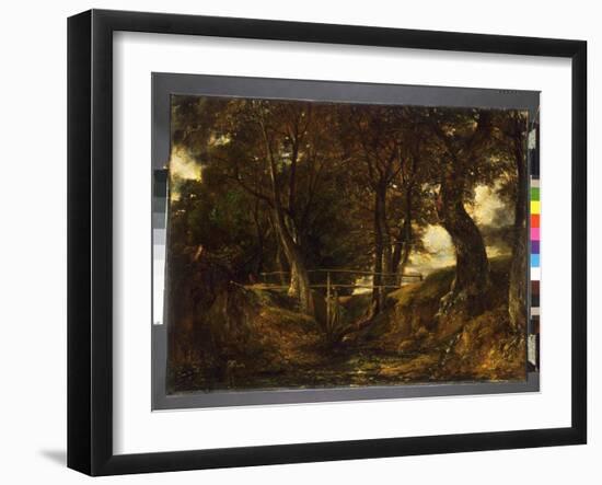 Dell at Helmingham Park, C.1825 (Oil on Canvas)-John Constable-Framed Giclee Print