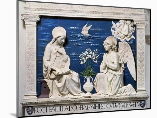 Della Robbia: Annunciation-Andrea Della Robbia-Mounted Giclee Print