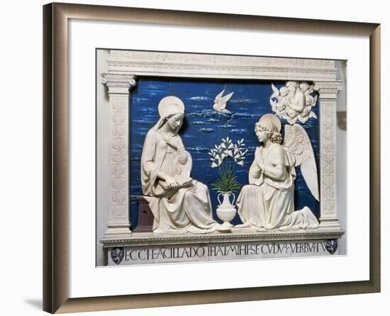 Della Robbia: Annunciation-Andrea Della Robbia-Framed Giclee Print