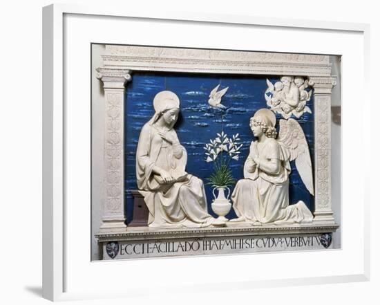 Della Robbia: Annunciation-Andrea Della Robbia-Framed Giclee Print