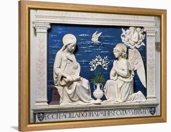 Della Robbia: Annunciation-Andrea Della Robbia-Framed Premier Image Canvas