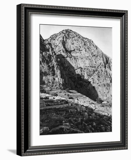 Delphi and the Phaedriades on Mount Parnassus, Greece, 1937-Martin Hurlimann-Framed Giclee Print