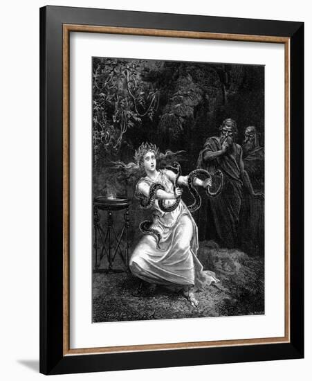 Delphi Oracle-Emile Bayard-Framed Art Print